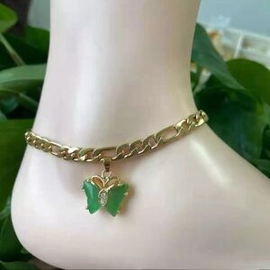 Butterfly anklet